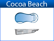 COCOA BEACH fiberglass pool