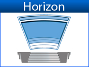 HORIZON fiberglass pool